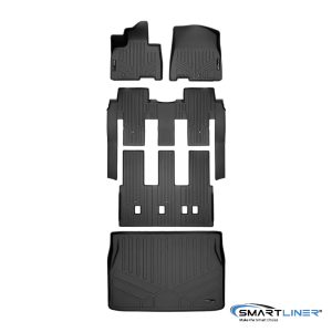 MOQUETAS SMARTLINER KIA CARNIVAL 2022 UP+ (1ERA, 2DA, 3RA FILA Y MALETERO)