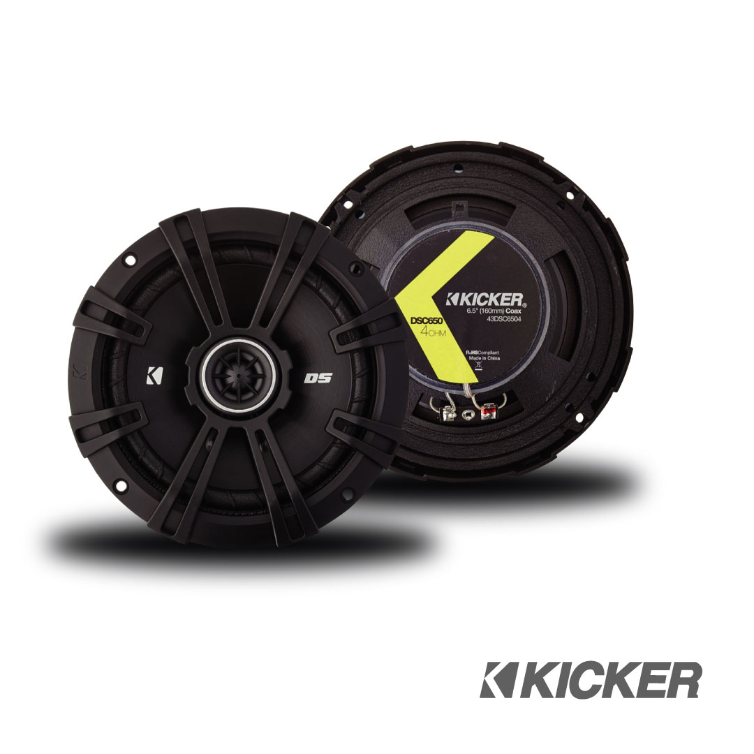 PARLANTE KICKER 6.5" WAY 100RMS PAR