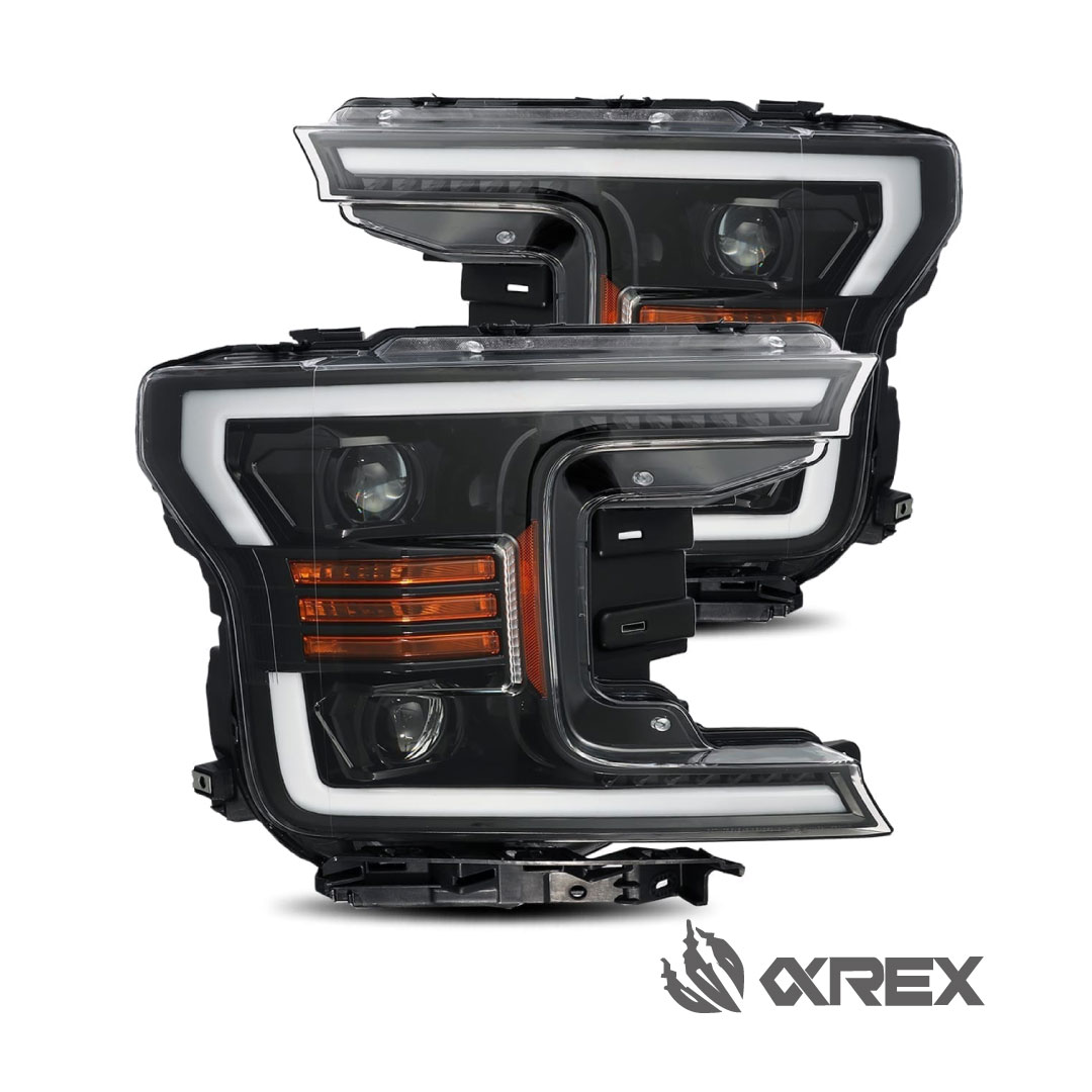 FARO ALPHAREX AMBAR DRL LOOK NOVA (BLACK) FORD F150 2018-2020