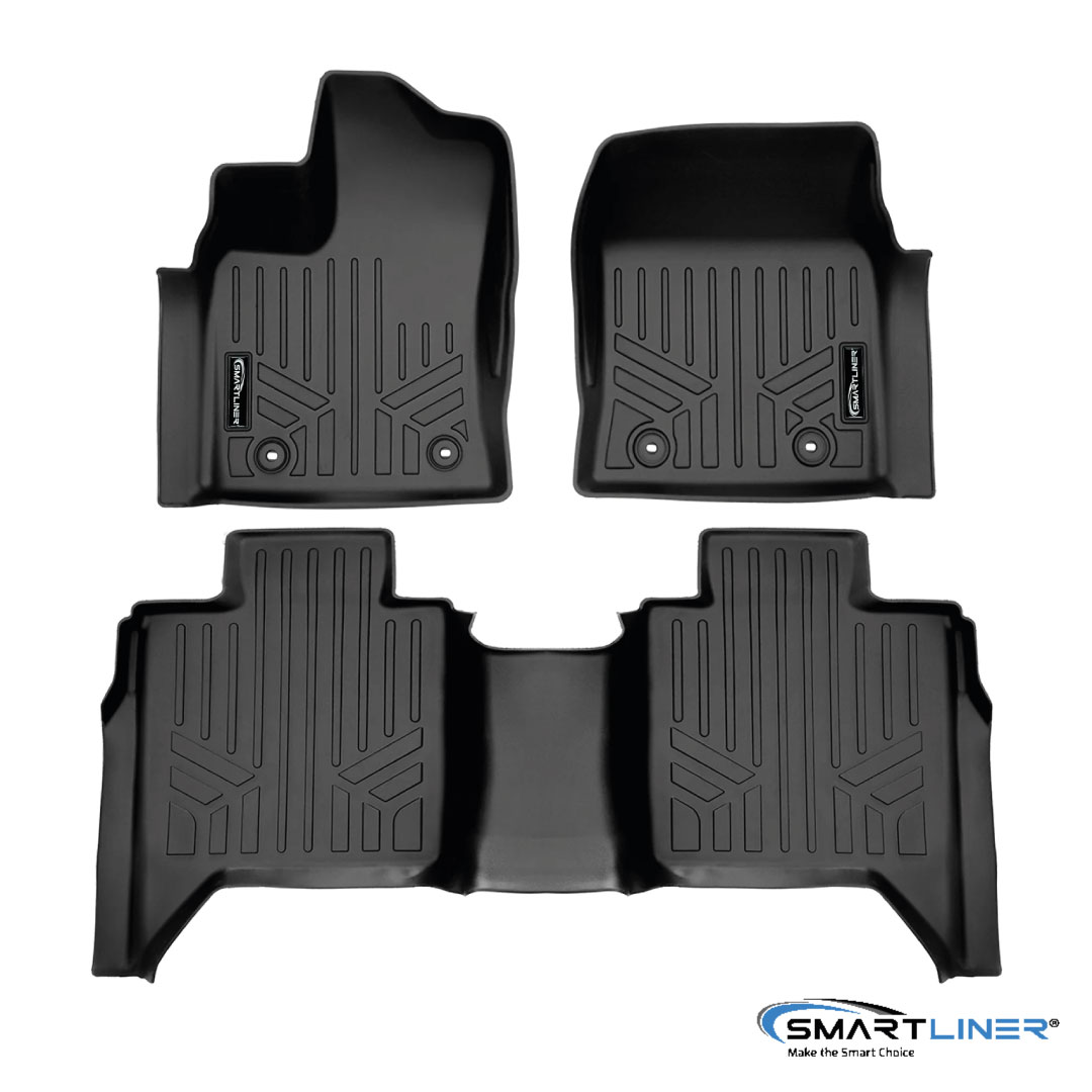 MOQUETAS SMARTLINER TOYOTA TUNDRA 2023 UP(1ERA Y 2DA FILA)