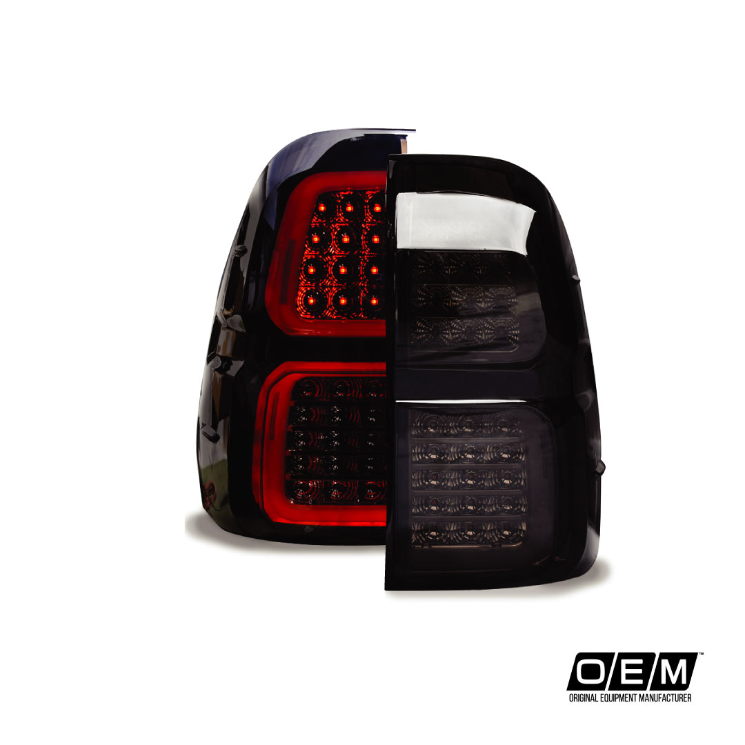 SET GUIAS TRASERAS SONAR RED TOYOTA HILUX 2015 UP
