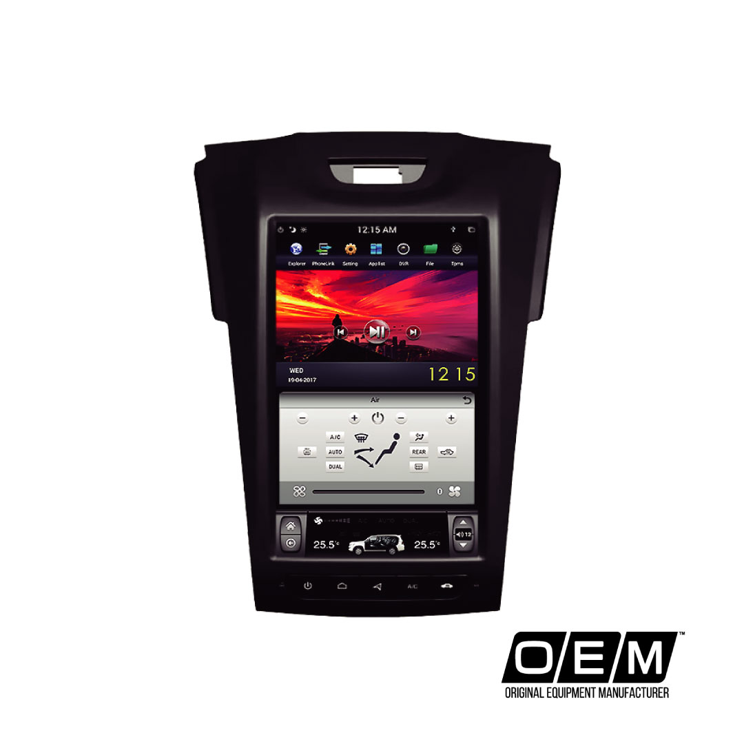 RADIO CHEVROLET DMAX TESLA STYLE