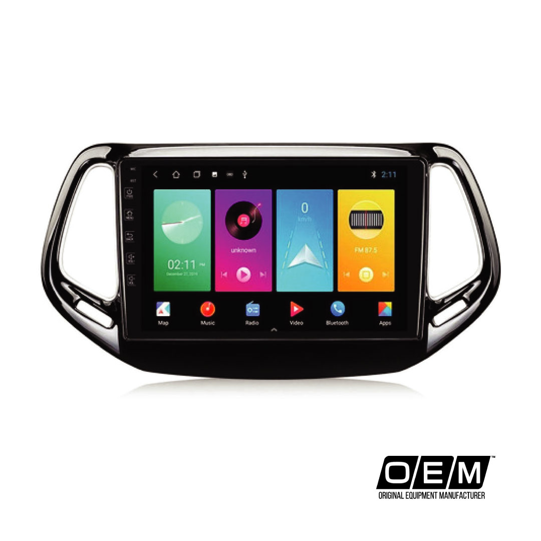 RADIO TESLA STYLE JEEP WRANGLER 2011-2017