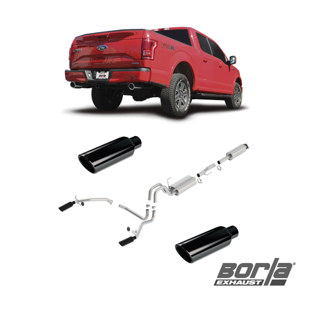 ESCAPE BORLA S-TYPE PUNTAS SEPARADAS FORD F150 2015-2020
