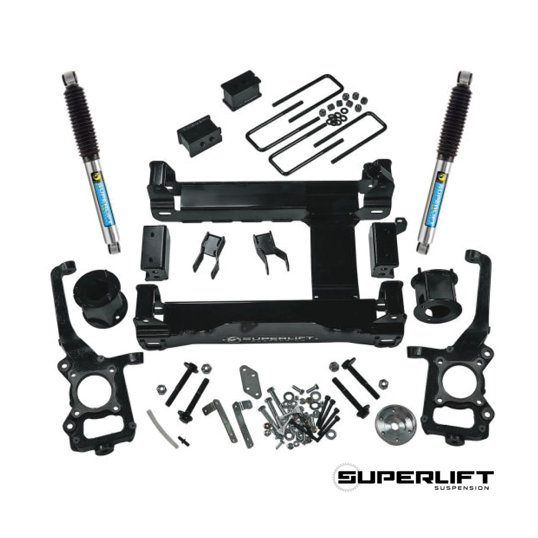 SUSPENSIÓN SUPERLIFT 4.5" K126B CON AMORTIGUADORES BILSTEIN FORD F150 2018-2020
