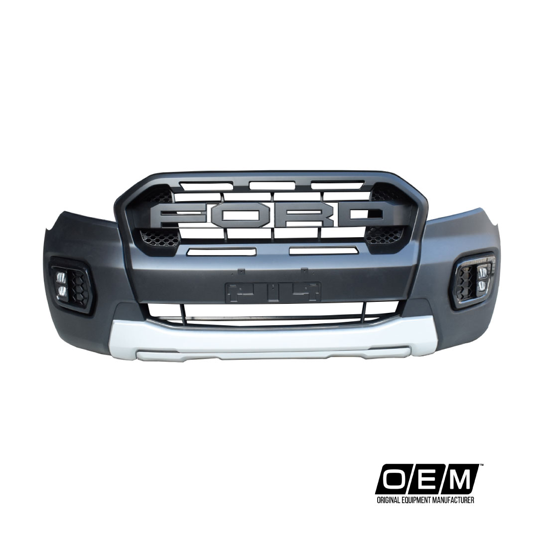 BODY KIT T8 FORD RANGER 2019 (BUMPER-MASCARILLA-NEBLINEROS-BASES DE BUMPER)