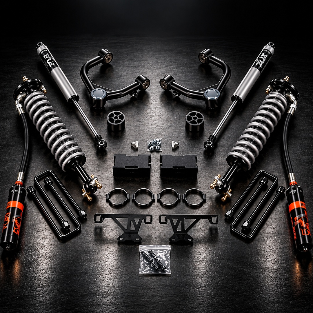 KIT SUSPENSIÓN FOX 2.5 + BRAZOS BDS - CHEVROLET SILVERADO 2021 UP